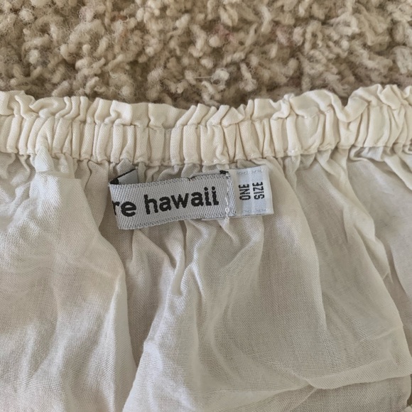 TIARE HAWAII White Sheer Blouse - Picture 4 of 4